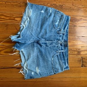 A&F denim shorts
